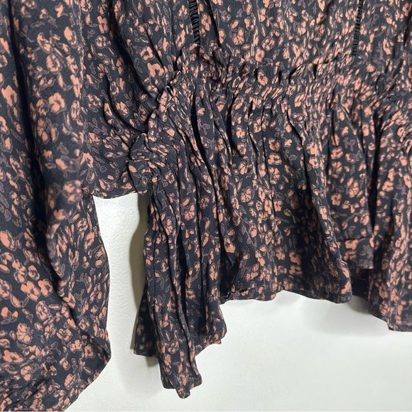 Anthropologie Nichola Peplum Blouse Size Medium - Picture 6 of 11